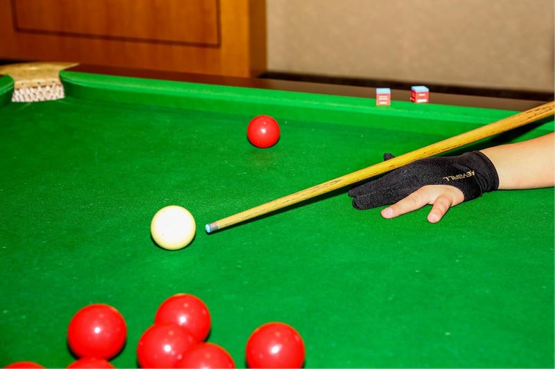 HEYBALL Billiard Pool Gloves for Left Hand 3 Finger, Splicing Process, Snooker Cue Sport Glove Popular Sizes for Men & Women - Image 5